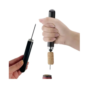 Saca Rolha Abridor Vinho Pneumático Bomba Ar Pressão Agulha  (BRINDE)