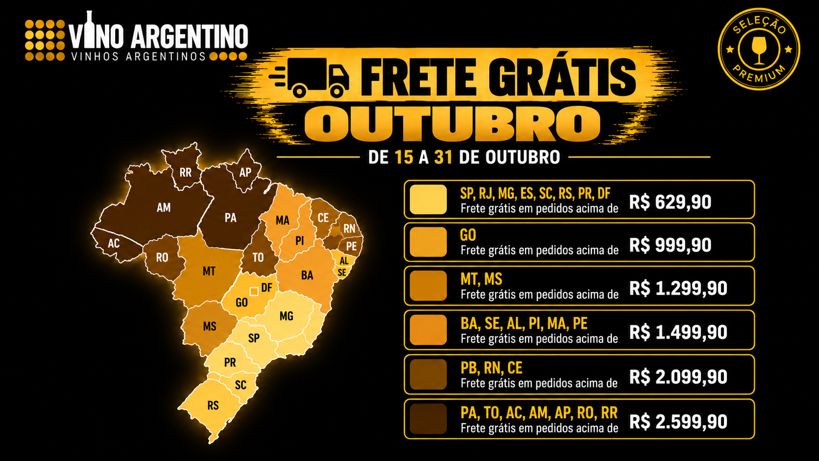 Frete Grátis para Todo Brasil